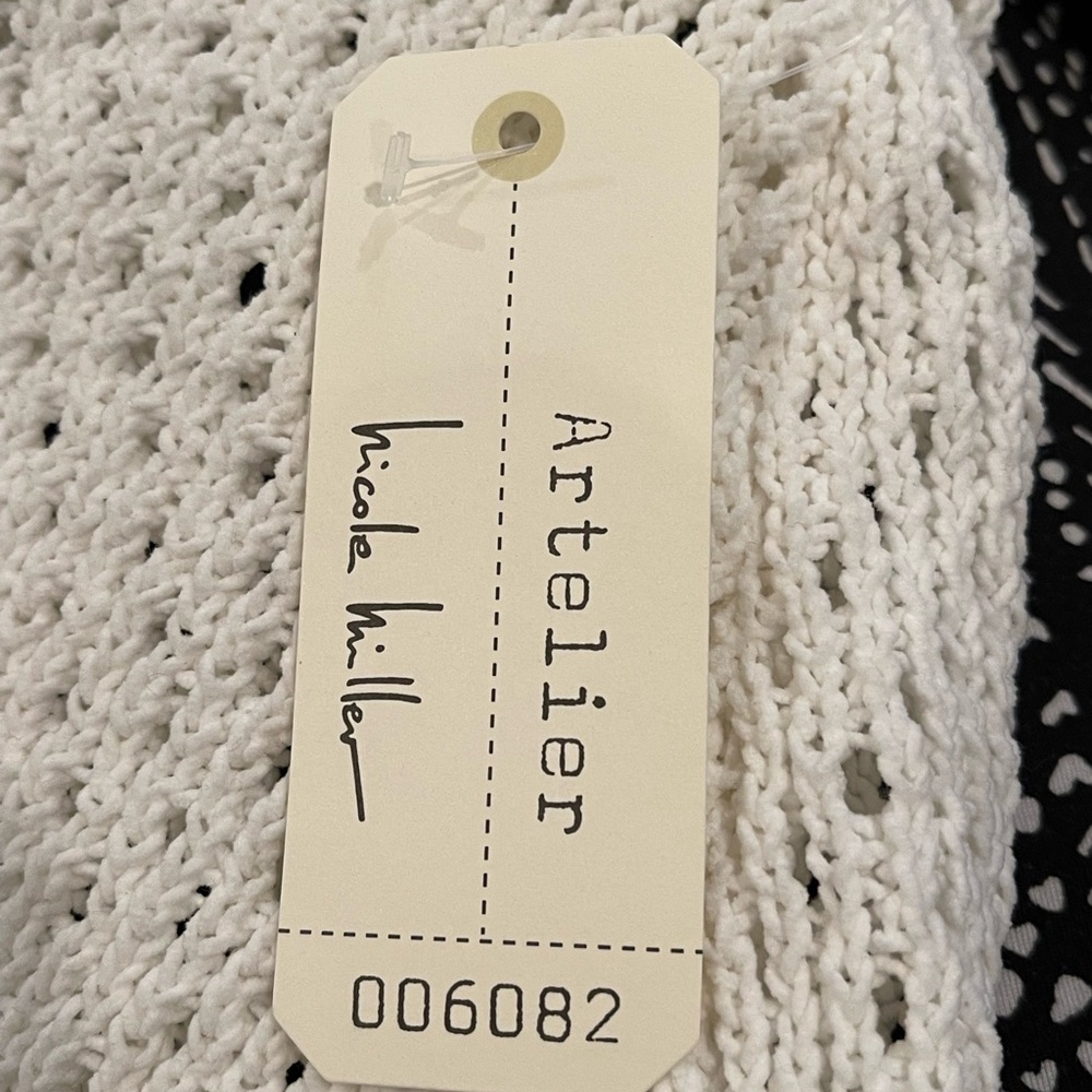 Nicole Miller Cream Hooded Cardigan - Picture 8 of 8
